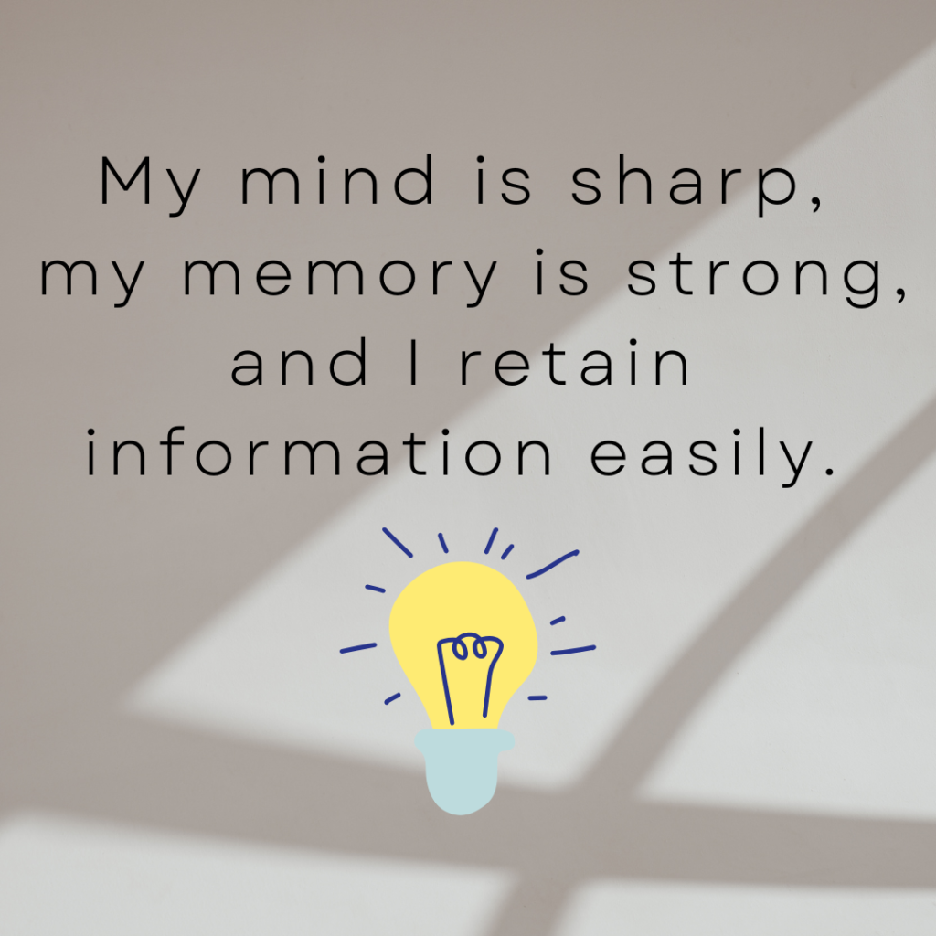postive affirmation